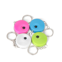 得力(deli) 8214糖果色带钥匙扣卷尺 5个