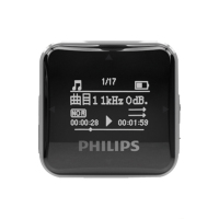 飞利浦 PHILIPS SA2208 8G MP3播放器 黑色