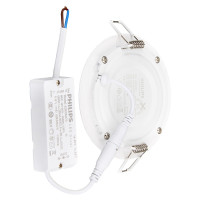 PHILIPS LED超薄筒灯 DL252 D125 12W 6500K 冷白光 天花孔灯