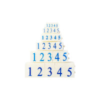 亚信 活字组合号码印章S-4