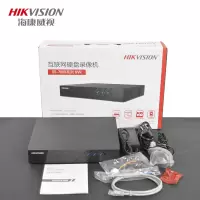 海康威视DS-7808N-F1/8P(B) 8路POE供电 高清网络硬盘录像机200W H265 铁盒