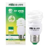 雷士照明 NVC E27 大口螺旋 15W4000K 节能灯 冷白色