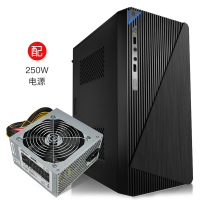 爱国者 AIGO 嘉年华V2黑色MICRO机箱（支持MICROATX主板/标配额定功率250W电源/12CM黑框白叶风扇