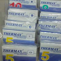 HERMAX 温度试纸 71-110度 10片/包 温度热敏试纸测温变色标签测温纸