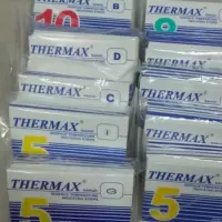 HERMAX 温度试纸 71-110度 10片/包 温度热敏试纸测温变色标签测温纸