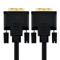 酷比客(L-CUBIC) DVI线(24+1)黑色5M 24+1DVI-DVI转接线显示器
