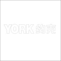 YORK 约克 中英文组合标 精品发光字 百和仕