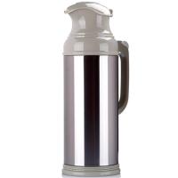 清水 不锈钢热水瓶家用暖瓶茶瓶玻璃内胆大容量保温瓶清水不锈钢热水瓶 2L