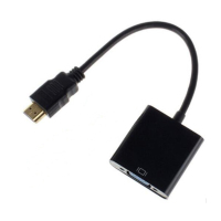 酷比客(L-CUBIC) HDMI公转VGA母+音频线+供电线 黑色