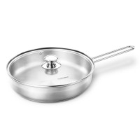 西屋(Westinghouse)平底锅煎锅26cm通磁304不锈钢煎蛋饼牛排煎锅 WKW-2001