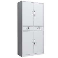 洛克菲勒 LUO KE FEI LE 铁皮柜 中二斗 加厚版0.8