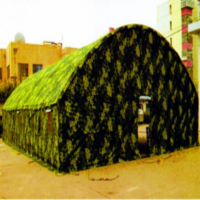 圆拱形指挥帐篷