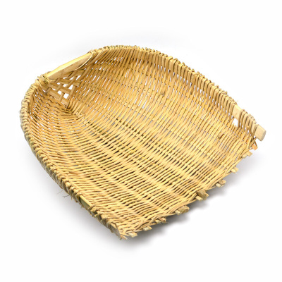 手工土箕 竹编尺寸约45*45cm 农用建筑垃圾挑土簸箕 粪箕畚箕畚斗挑菜筐箩筐