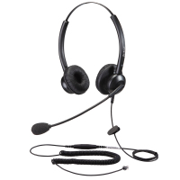 比德邦 (BeeBund)话务耳机 话务员耳麦呼叫中心话务员耳机,客服耳麦,水晶头插头适用于电话机 ES316D