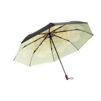 (DT)蕉下 小黑伞系列 茉白 双层三折晴雨伞(计价单位:把