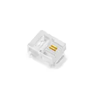 俊滢(JUNYING)RJ11 两芯电话水晶头、100个/包