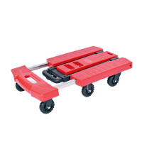 企购优品蓝色拉杆车3寸坦克轮300斤