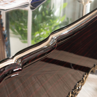 中伟 ZHONGWEI 欧式实木书桌 雕花欧式办公桌写字台电脑桌带抽书桌