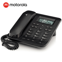 摩托罗拉(MOTOROLA) CT420C 电话机座机固定电话 办公家用 免电池 免提 双接口(黑色)