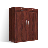 洛克菲勒 LUO KE FEI LE 酸枝木纹二斗矮柜(带锁) 1090×900×400MM