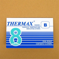 THERMAX 温度纸 温度测试纸 10条/本 温度试纸温度热敏试纸测温变色标签测温纸