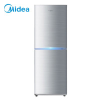 美的(Midea)175升双开门冰箱 两门小型电冰箱节能省电静音 极光银 BCD-175M 双开门冰箱单台装