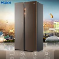 海尔(Haier)家用变频风冷无霜 双门对开门大冰箱 BCD-540WDGI玛瑙棕冰箱单台装