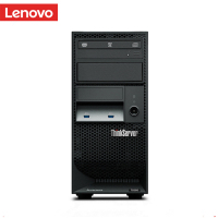 联想(ThinkServer)TS250 塔式服务器 主机 1xE3-1225v6/2*8G/2*1T/250W/DVD