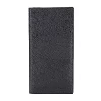 COACH 蔻驰 奢侈品 男士专柜款长款黑色皮革手拿包钱包钱夹 28704 BLK