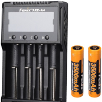 菲利克斯 充电电池 智能多功能四槽充电器+3500mah电池 两节电池