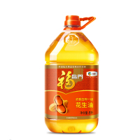 中粮福临门浓香花生油5L/桶家用食用油物理压榨一级大花生