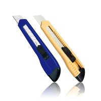 得力(deli )DL 美工刀2003大号裁纸刀切纸刀壁纸刀 5把