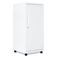 洛克菲勒 LUO KE FEI LE 抽屉式小型单门文件柜/矮柜 白色 890×400×400MM