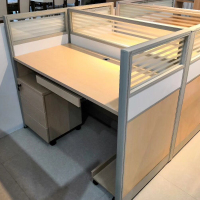 家保利 办公室卡座 屏风外径长83*宽65*高96*桌面距地高72