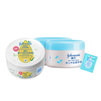 强生婴儿牛奶营养霜60克*2+牛奶营养霜袋装+玉米爽身粉 新生儿宝宝儿童滋润保湿 润肤补水，食品级玉米粉
