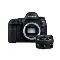 佳能(Canon) 5d4 5D Mark IV专业全画幅单反相机套机 EF 50mm f/1.4 USM套装