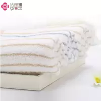 洁丽雅 纯棉条纹吸水毛巾