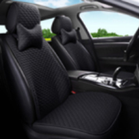 企购优品 18款别克GL8整车7人座 卡其色座套 汽车坐垫四季通用亚麻座垫