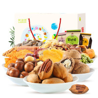 味滋源 网红零食组合C款“芒”里偷闲1340g(芒果干 山楂条 辣片 玉米片 红枣 炒米 花生 青豆 烧饼 锅巴) ZX