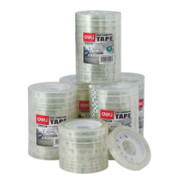 得力30063文具胶带18mm*18y*38um(8卷/筒) QN