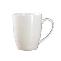 边碧 1466 390ML鼓型带把陶瓷水杯广告杯办公杯礼品杯 JH