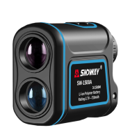 AT 深达威 SW-1500A 测距仪望远镜测距测速高尔夫旗杆锁定手持户外激光红外线距离测量仪充电3-1500米