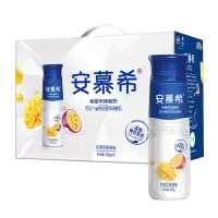 伊利(YILI)安慕希高端PET酸奶礼盒装百香果口味230g*10 (50箱起发)