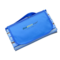 纵贯线/ Seashore户外多功能毯防潮垫野餐垫125 * 145cm CD-05 蓝色