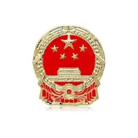 小国徽胸针领徽爱国徽章别针纪念版胸章天安门胸针领标胸徽 迷你号别针2CM/2CM 10个装