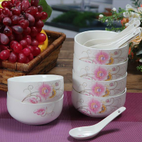 碗筷/餐具12件套 4碗+4勺+2盘