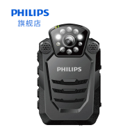 飞利浦VTR8200执法记录仪1296P高清红外夜视现场音频录像器防爆小型可插卡循环录像150度广角激光定位可扩展