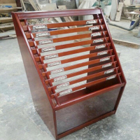 [洛偃] 十层斜报柜报刊存放架