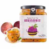 百香果蜂蜜茶冲水喝的饮品冲泡柚子茶瓶装柠檬大枣茶果酱奶茶店用