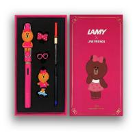 凌美(LAMY) Safari-狩猎者 粉色小熊套盒 钢笔 单套价